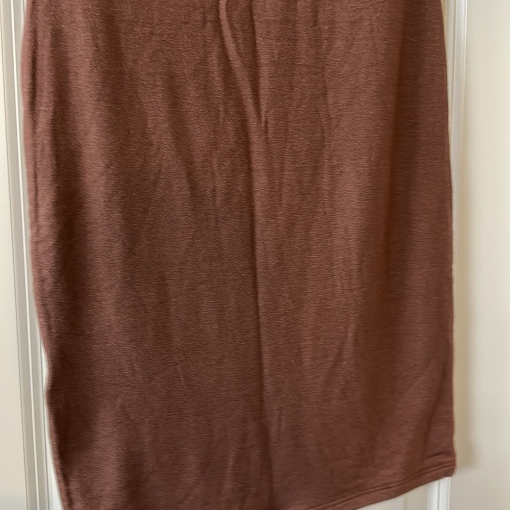 NAKED WARDROBE Tank Bodycon Minidress//Size‎ Medium//Brown - Picture 6 of 11